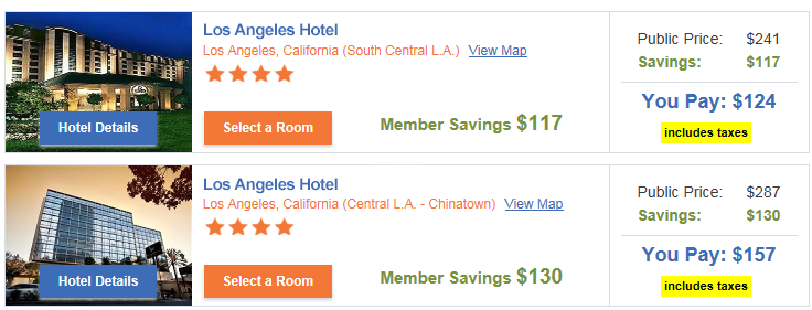 Sample Hotels